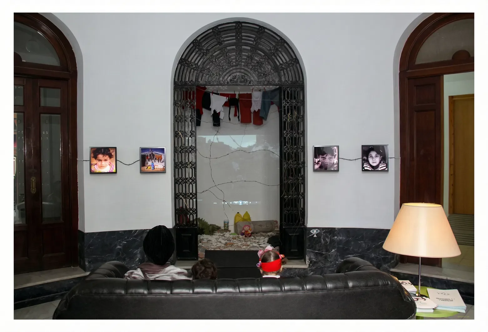 Projection at City Hall Exhibition